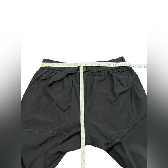 Free People FP Movement Black Pants Womens Offsides Belt Buckle Pockets Size S - Picture 14 of 14